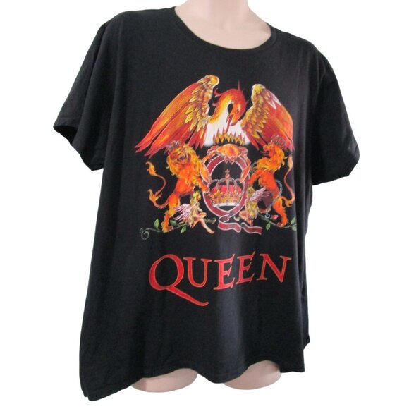 Queen Band T Shirt Port Company Ladies 3XL Black Rock Concert Tee EUC - Picture 1 of 10